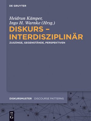 cover image of Diskurs – interdisziplinär